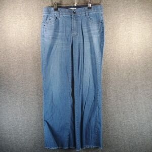 Basket Jeans Women 31x25 Light Wash Korean Brand One Of A Kind Rare Wide Leg